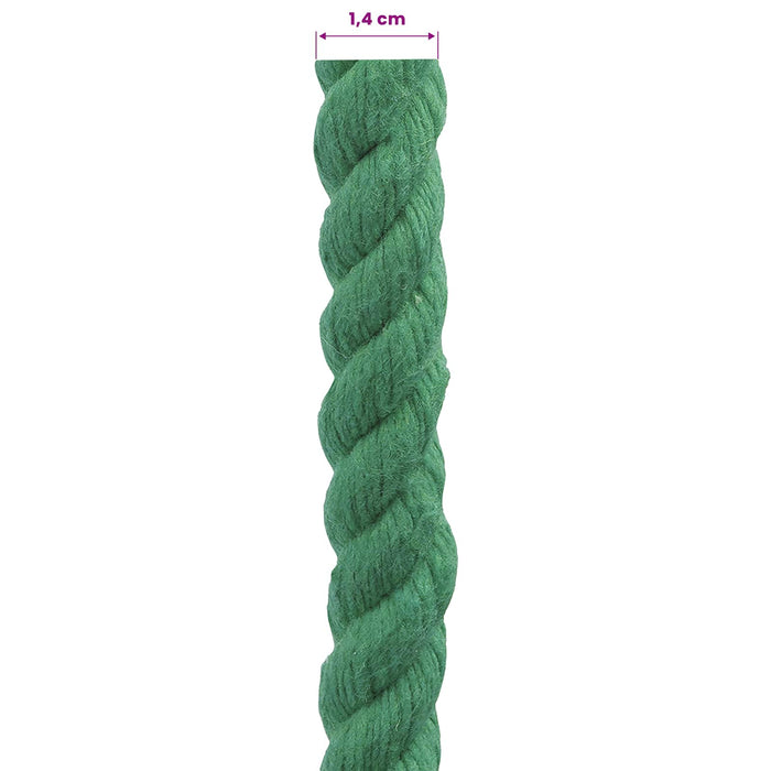 Sfoară Verde 1,4 x 1,4 x 5000 cm Bumbac WALTI