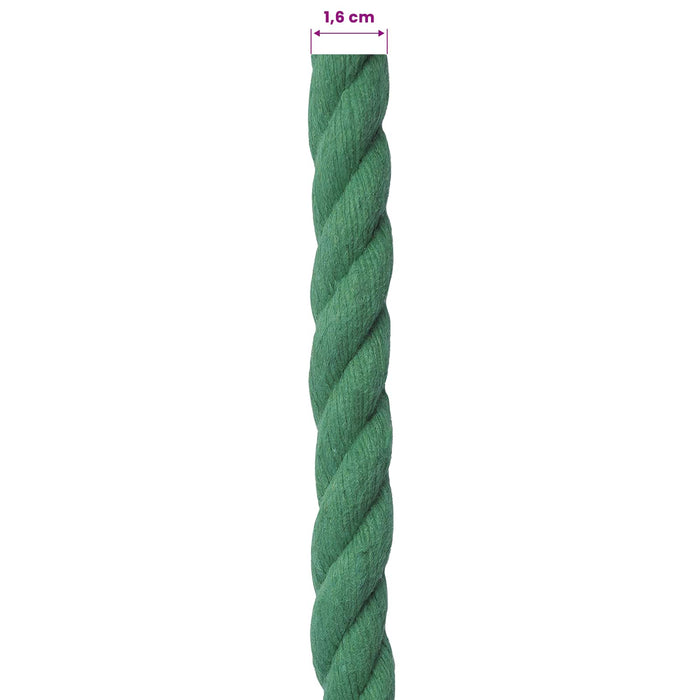 Sfoară Verde 1,6 x 1,6 x 2500 cm Bumbac WALTI