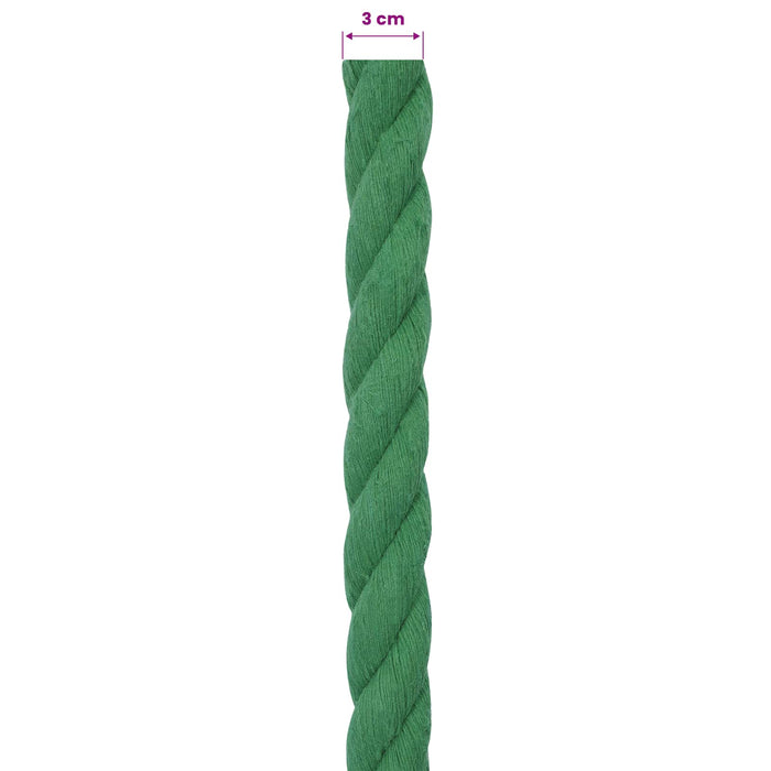 Sfoară Verde 3 x 3 x 2500 cm Bumbac WALTI