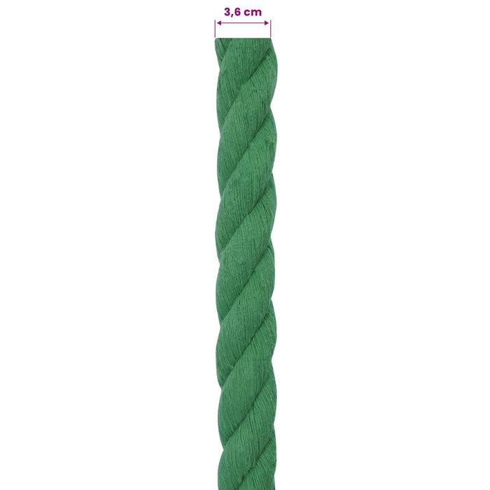 Sfoară Verde 3,6 x 3,6 x 2500 cm Bumbac WALTI