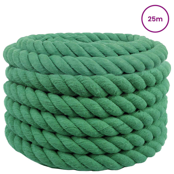 Sfoară Verde 4 x 4 x 2500 cm Bumbac WALTI