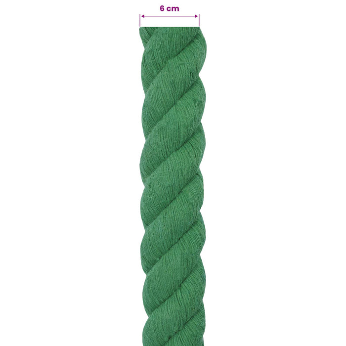 Sfoară Verde 6 x 6 x 1000 cm Bumbac WALTI