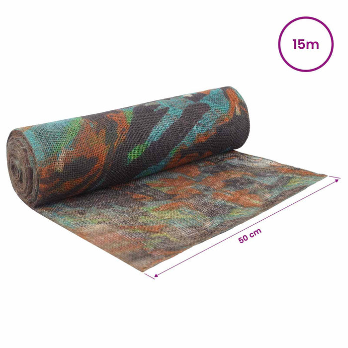Rol de jută Camuflaj 50 x 1500 cm WALTI