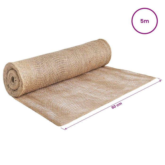 Rol de jută natural 50 x 500 cm WALTI