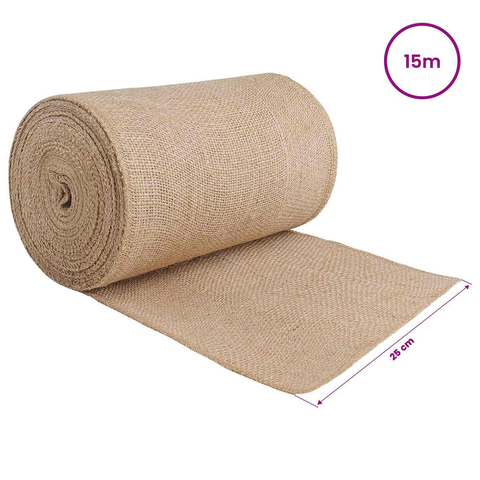 Rol de jută natural 25 x 1500 cm WALTI
