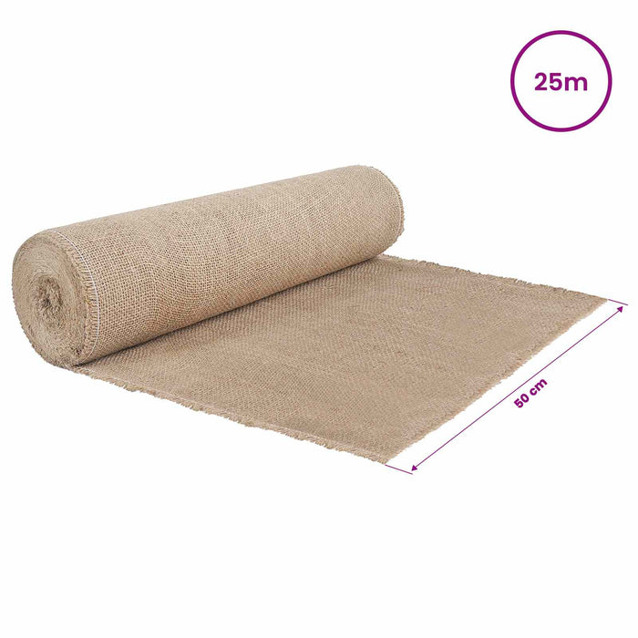 Rol de jută natural 50 x 2500 cm WALTI