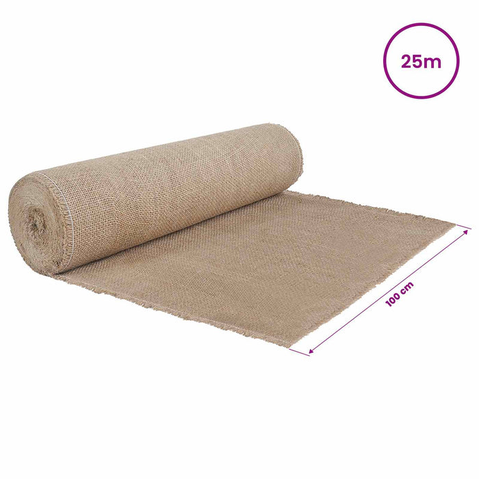 Rol de jută natural 100 x 2500 cm WALTI