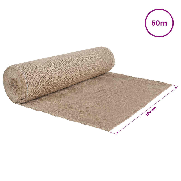 Rol de jută natural 100 x 5000 cm WALTI