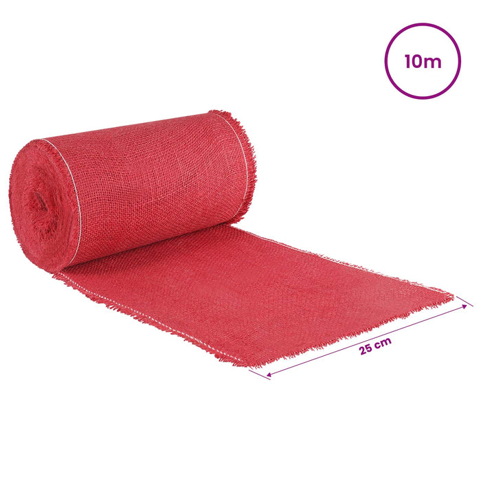 Rol de jută 25 x 1000 cm Roșu WALTI