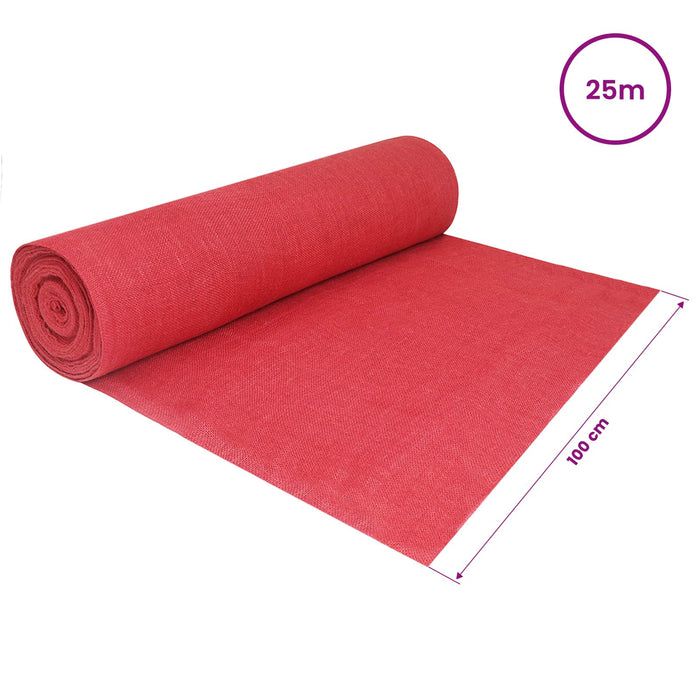 Rol de jută 200 x 2500 cm Roșu WALTI