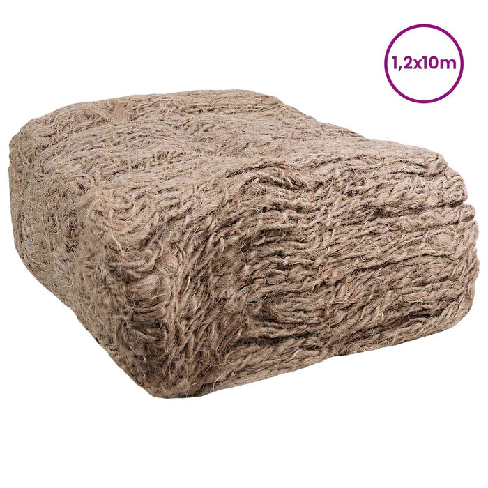 Mat de embankment din iută natural 1,2 x 10 m 100% iută Tossa WALTI