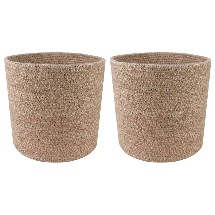 Set de Ghivece pentru Plante 2 pcs natural Ø 21 x 21 cm WALTI
