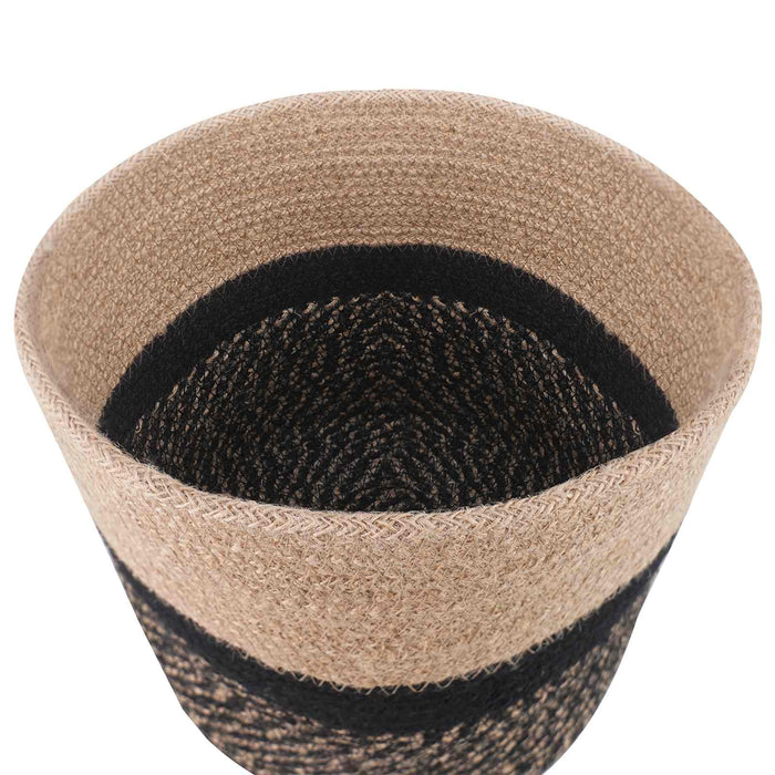 Set de Ghivece pentru Plante 2 pcs Natural și Negru WALTI