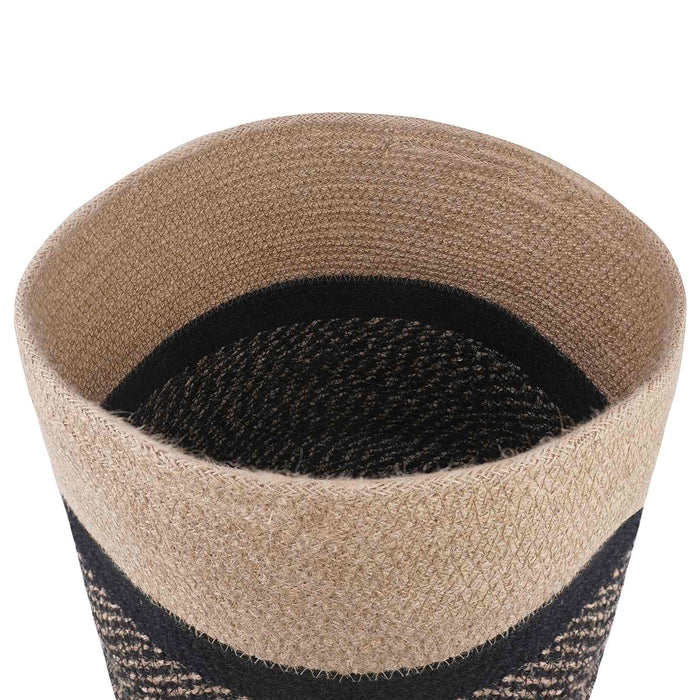 Set de Ghivece pentru Plante 2 pcs Natural și Negru WALTI