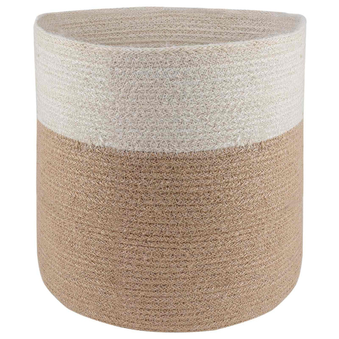 Set de Ghivece pentru Plante 2 pcs Natural și Alb Ø 28 x 28 cm WALTI