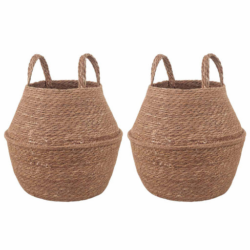 Vază pentru plante cu mânere 2 pcs natural Ø 22 x 20 cm - WALTI WALTI