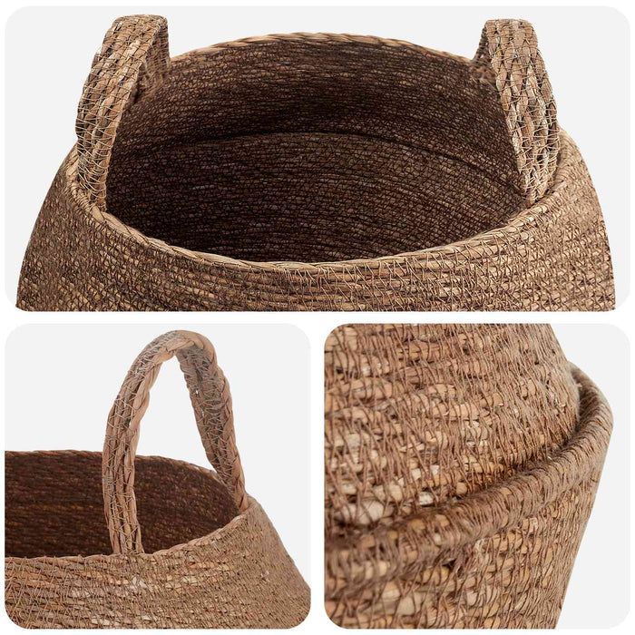 Vază pentru plante cu mânere natural Ø 45 x 36 cm WALTI