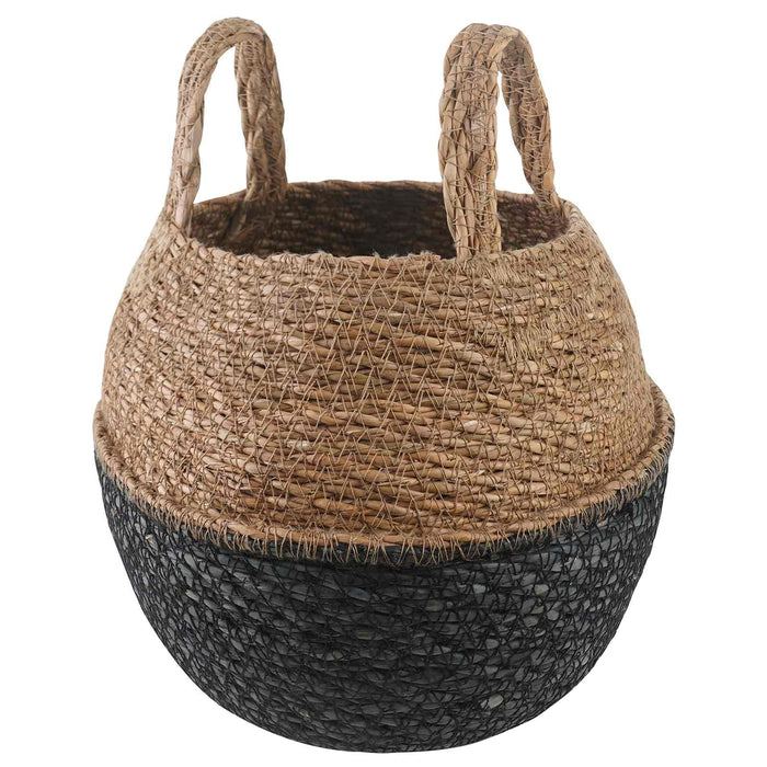 Vază pentru plante cu mânere Negru Ø 22 x 20 cm WALTI