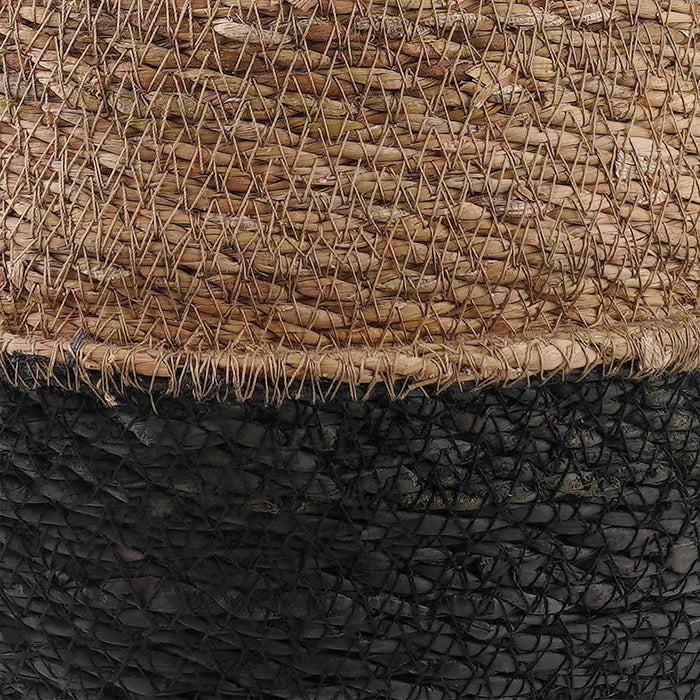 Vază pentru plante cu mânere 2 pcs Negru Ø 45 x 36 cm WALTI