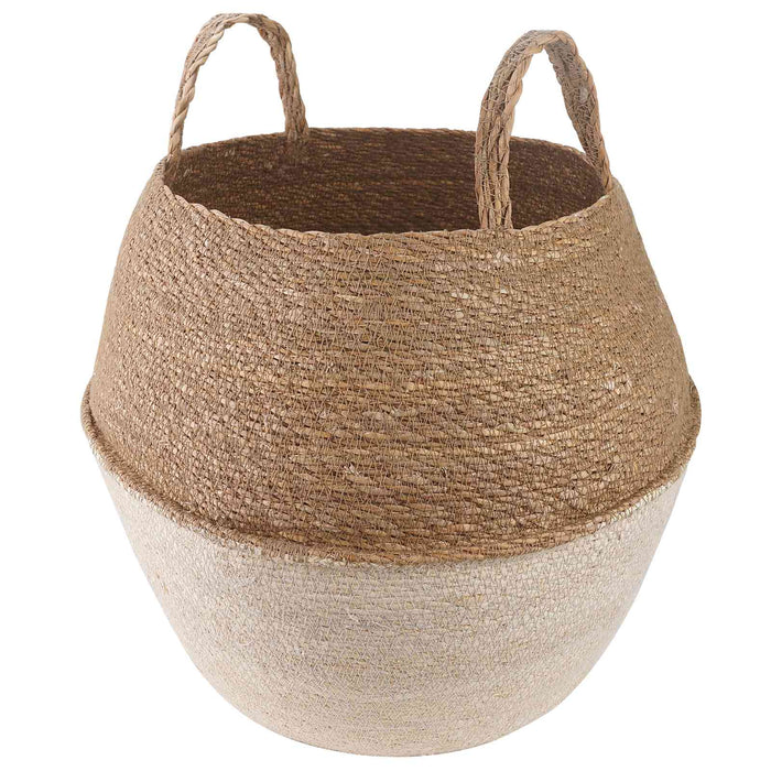Vază pentru plante cu mânere Alb Ø 32 x 32 cm WALTI