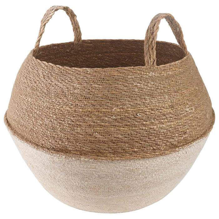 Vază pentru plante cu mânere Alb Ø 45 x 36 cm WALTI