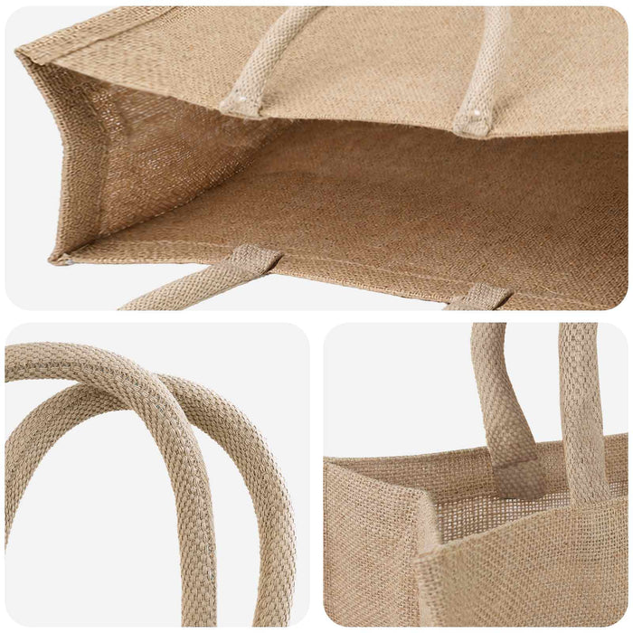 Geantă de iută 10 pcs natural 42 x 33 x 19 cm 100% iută Tossa WALTI