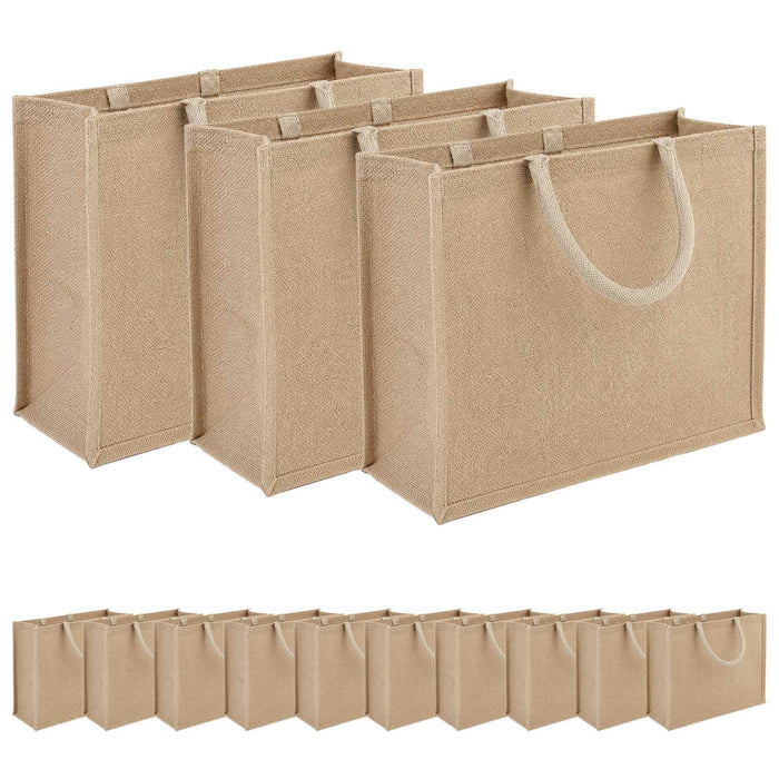 Geantă de iută 50 pcs natural 42 x 33 x 19 cm 100% iută Tossa WALTI