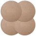 Placemeti din iută 4 pcs natural Ø 30 cm 100% iută Tossa - WALTI WALTI