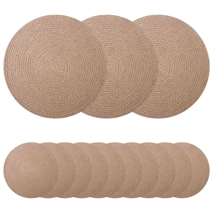 Placemeti din iută 50 pcs natural Ø 30 cm 100% iută Tossa - WALTI WALTI
