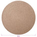 Placemeti din iută 50 pcs natural Ø 30 cm 100% iută Tossa - WALTI WALTI