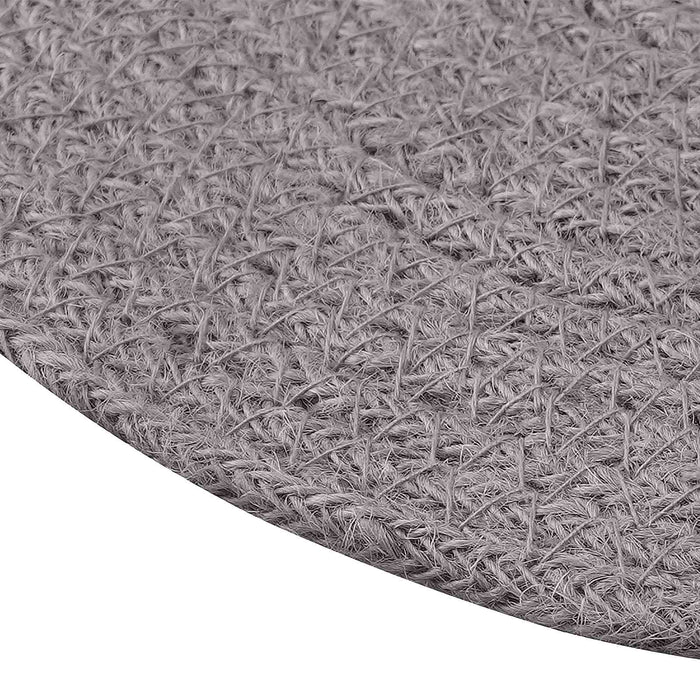 Placemeti din iută 4 pcs Gri Ø 30 cm 100% iută Tossa WALTI