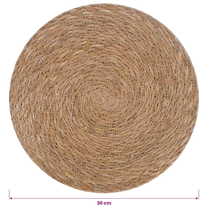 Plăci de iarbă de mare 12 pcs natural Ø 30 cm WALTI