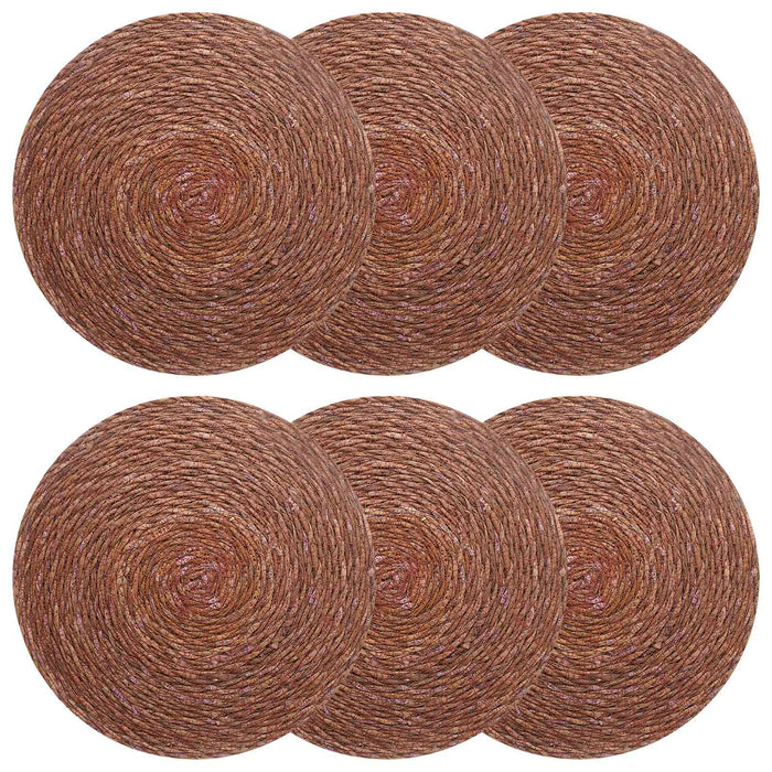 Plăci de iarbă de mare 6 pcs Maro Ø 30 cm 100% Iarbă de mare WALTI