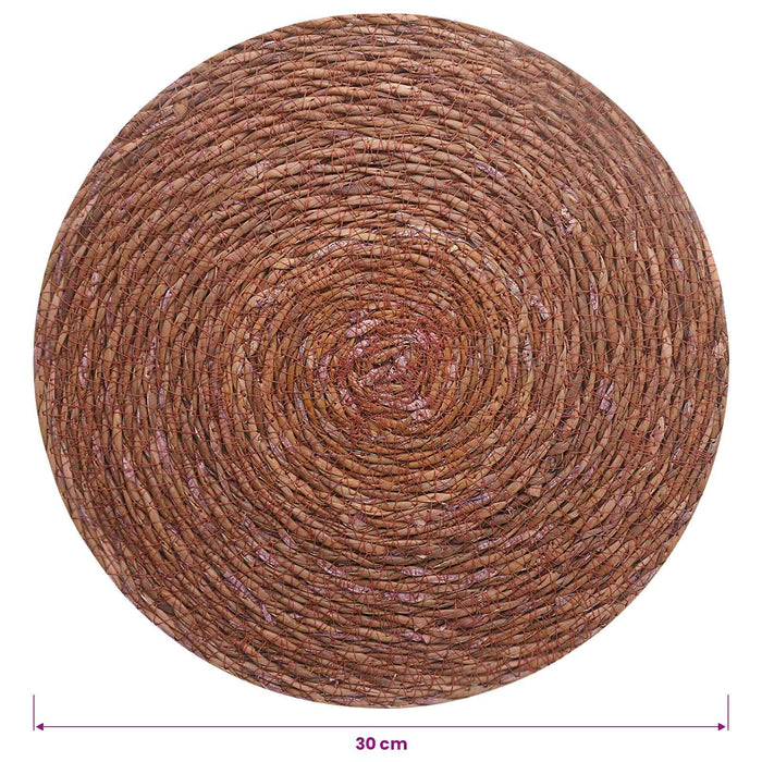 Plăci de iarbă de mare 6 pcs Maro Ø 30 cm 100% Iarbă de mare WALTI