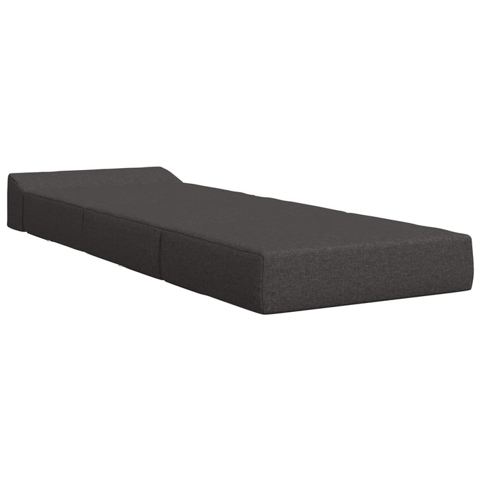 Canapea Pat Pliabilă Gri închis 200 x 70 x 15 cm Țesătură - WALTI WALTI