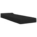 Canapea Pat Pliabilă Negru 200 x 70 x 15 cm Țesătură - WALTI WALTI