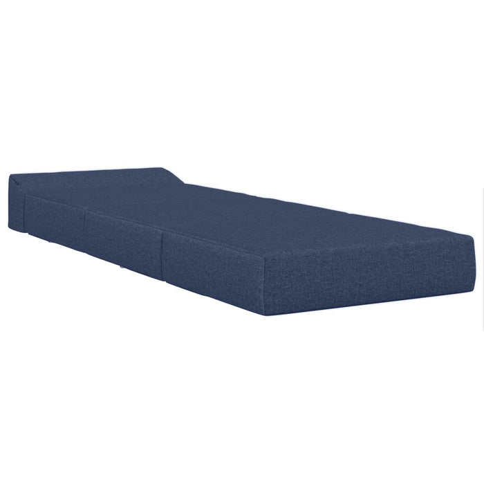 Canapea Pat Pliabilă albastru 200 x 70 x 15 cm Țesătură - WALTI WALTI