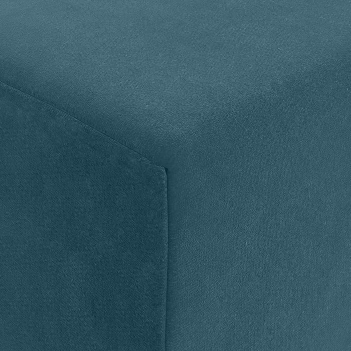 Canapea Pat Pliabilă albastru 200 x 70 x 15 cm Catifea - WALTI WALTI