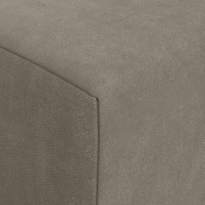 Canapea Pat Pliabilă Gri deschis 200 x 70 x 15 cm Catifea - WALTI WALTI