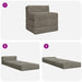 Canapea Pat Pliabilă Gri deschis 200 x 70 x 15 cm Catifea - WALTI WALTI