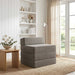 Canapea Pat Pliabilă Gri deschis 200 x 70 x 15 cm - WALTI WALTI