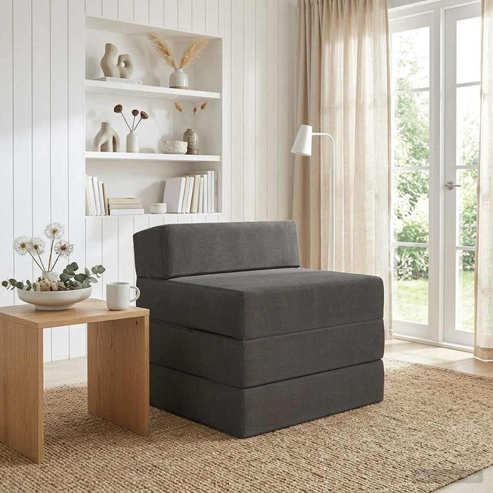 Canapea Pat Pliabilă Gri închis 200 x 70 x 15 cm - WALTI WALTI