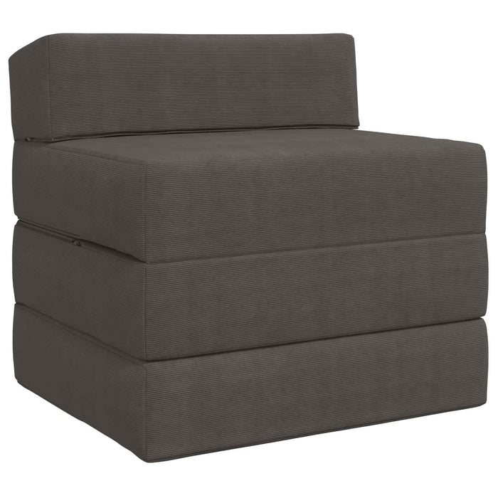 Canapea Pat Pliabilă Gri închis 200 x 70 x 15 cm - WALTI WALTI