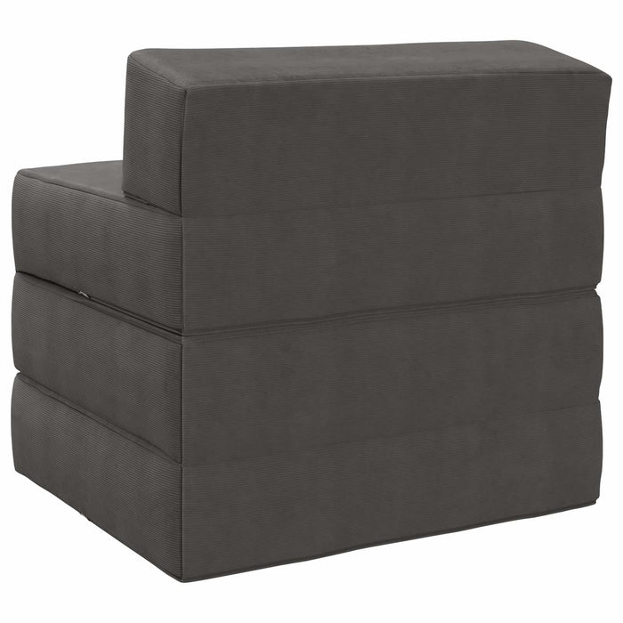 Canapea Pat Pliabilă Gri închis 200 x 70 x 15 cm - WALTI WALTI