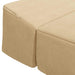 Canapea Pat Pliabilă Verde deschis gri 200 x 70 x 15 cm - WALTI WALTI