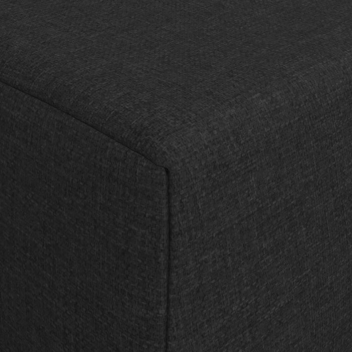 Canapea Pat Pliabilă Negru 200 x 70 x 10 cm Țesătură - WALTI WALTI