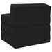 Canapea Pat Pliabilă Negru 200 x 70 x 10 cm Țesătură - WALTI WALTI