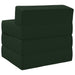 Canapea Pat Pliabilă Verde închis 200 x 70 x 10 cm Țesătură - WALTI WALTI