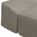 Canapea Pat Pliabilă Gri deschis 200 x 70 x 10 cm Catifea - WALTI WALTI