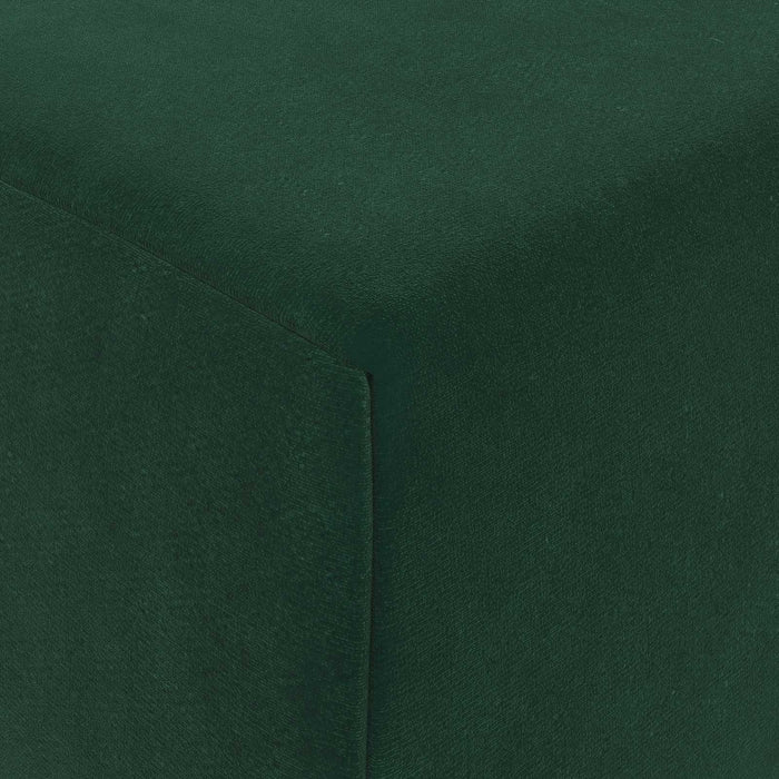Canapea Pat Pliabilă Verde închis 200 x 70 x 10 cm Catifea - WALTI WALTI